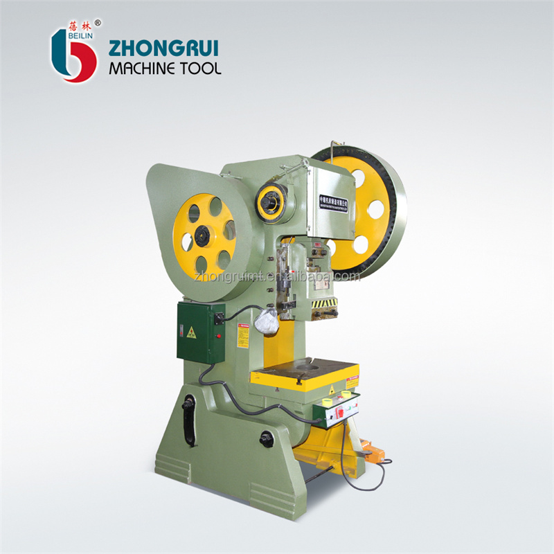 J23-serien mekanisk kraftpress 250 till 10 ton stansmaskin för metallhålslagning